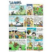 Carte prénom en BD - Samuel - 15x21 cm